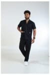 MANDRIAN-NECK-Male Black-1