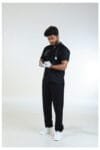 MANDRIAN-NECK-Male Black-1