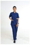 Mandrian T-Shirt Model-3 Solid-Peacock-Blue-1